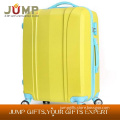 New Yellow Color Girls ABS PC Trolley Luggage , Size can be customized